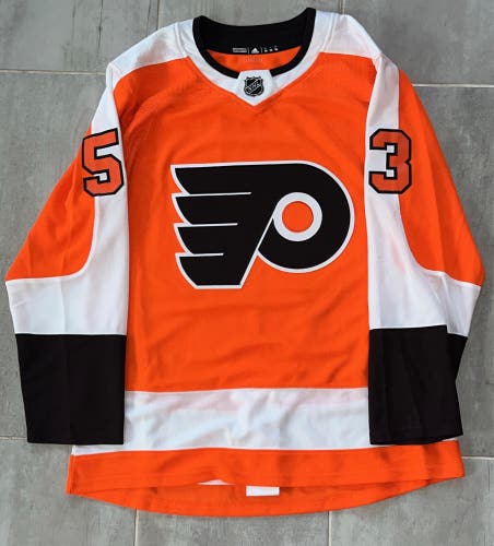 Philadelphia Flyers Adidas Home Jersey Size 50 Shayne Gostisbehere