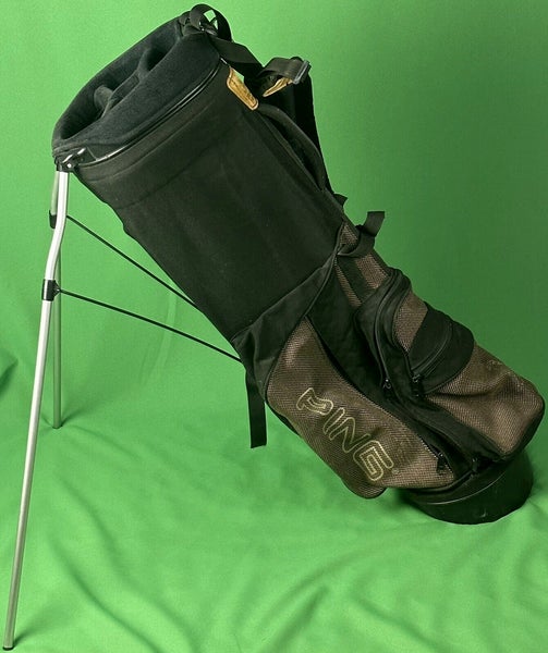 Vintage Green Sunday Carry Golf Bag