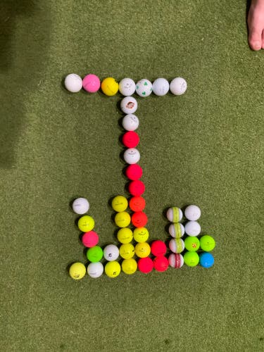 Used golf balls