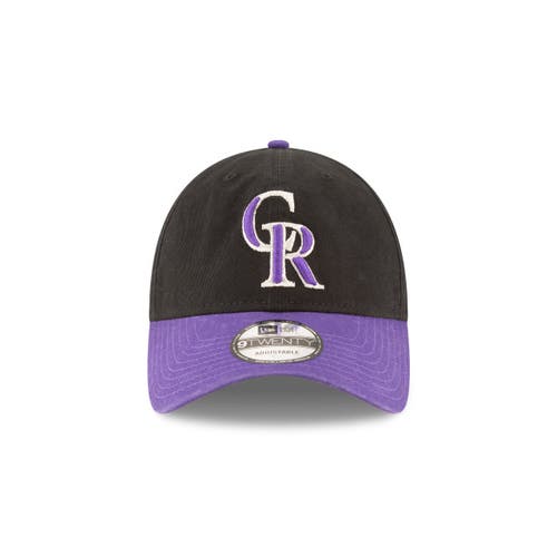 2023 Colorado Rockies "CR" New Era MLB 9TWENTY Adjustable Strapback Hat Dad Cap