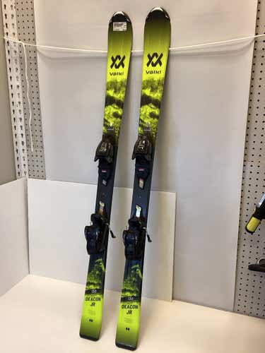 Used Volkl Deacon Jr 130 Cm Boys' Downhill Ski Combo