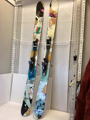 Used Volkl Chopstick 185 185 Cm Men's Downhill Ski Combo