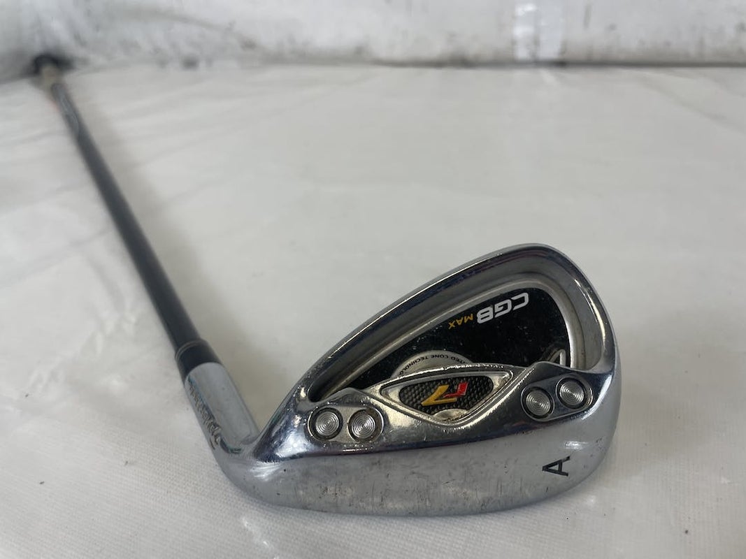 Used RH TaylorMade r7 cgb RAC Sand Wedge 55g Regular Flex Graphite Golf