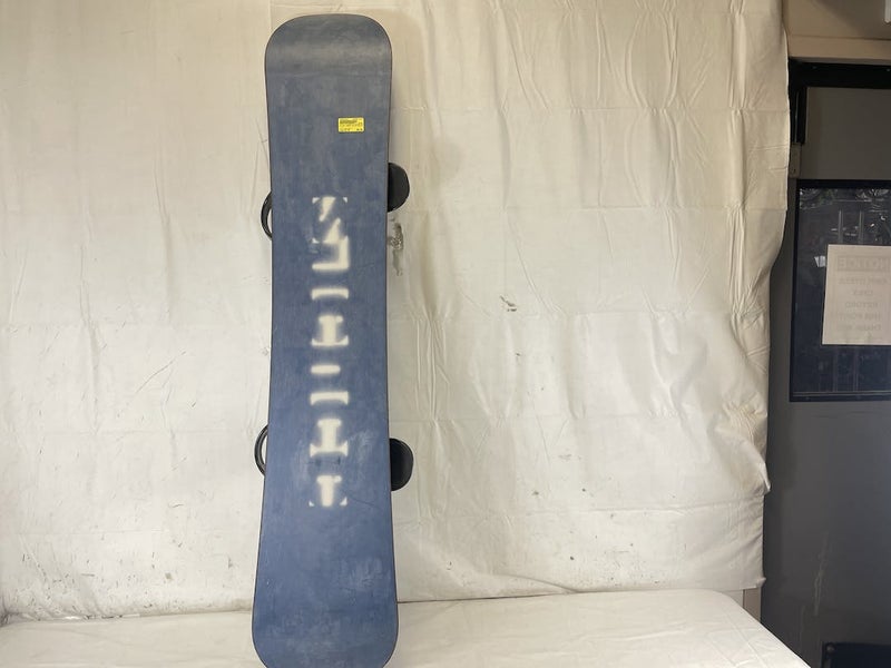 Used Silence 153cm Snowboard W Burton Freestyle V11.0 Bindings