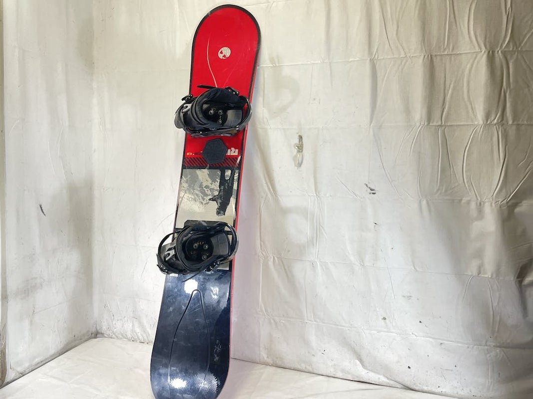 Used Burton Custom Board W Misson Bindings 158 Cm Men's Snowboard