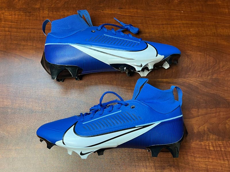 NEW Nike Vapor Edge Pro 360 2 Football Cleats DA5456-414 Size 10 Blue Nike Vapor Edge Pro 360 2 Royal Blue White Football Cleats  main image 2