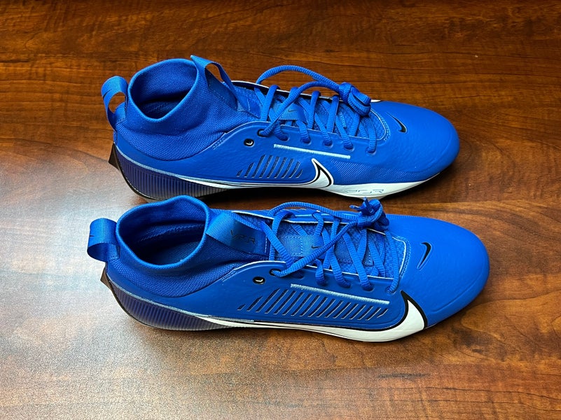 NEW Nike Vapor Edge Pro 360 2 Football Cleats DA5456-414 Size 10 Blue Nike Vapor Edge Pro 360 2 Royal Blue White Football Cleats  main image 4
