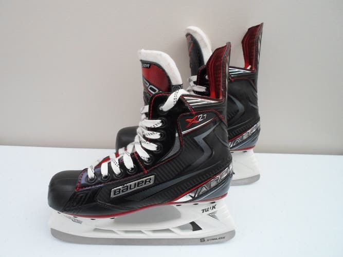 Used Junior Bauer Vapor X2.7 Hockey Skates D&R (Regular) 5.0