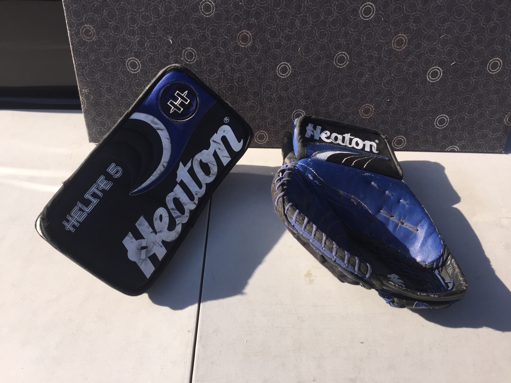 Used Heaton Regular Helite 5 Pro Stock 6700 Blocker 4700 M Senior Glove