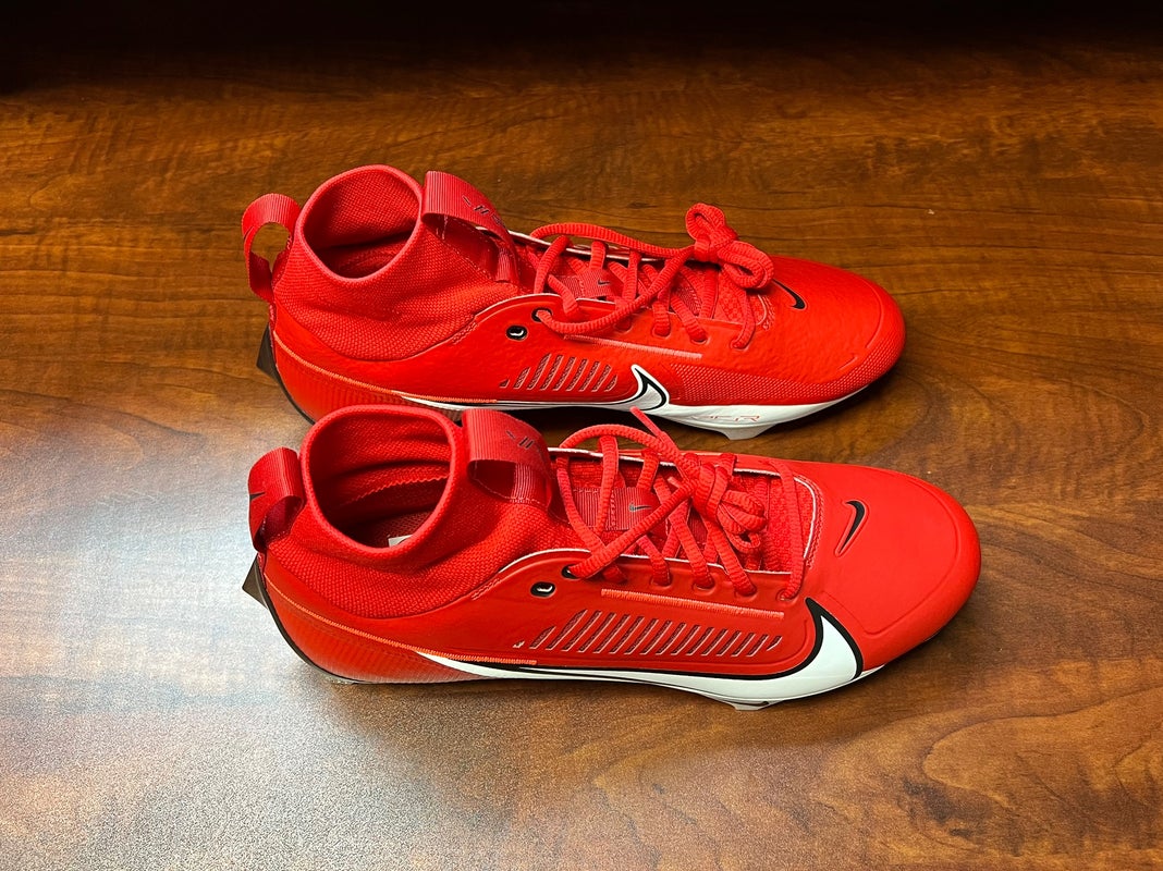 Nike Vapor Edge Pro 360 2 Mid University Red Football Men's Size 10.5