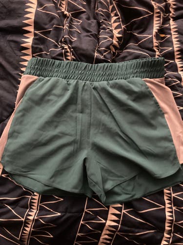 Green Used S2 Large Women's Running Shorts