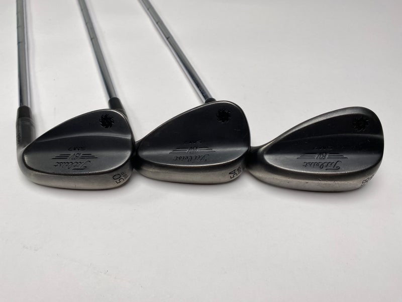 Titleist Vokey SM7 Jet Black Wedge Set 
50* 8 | 54* 10 | 58* 10 DG S300 Stiff RH