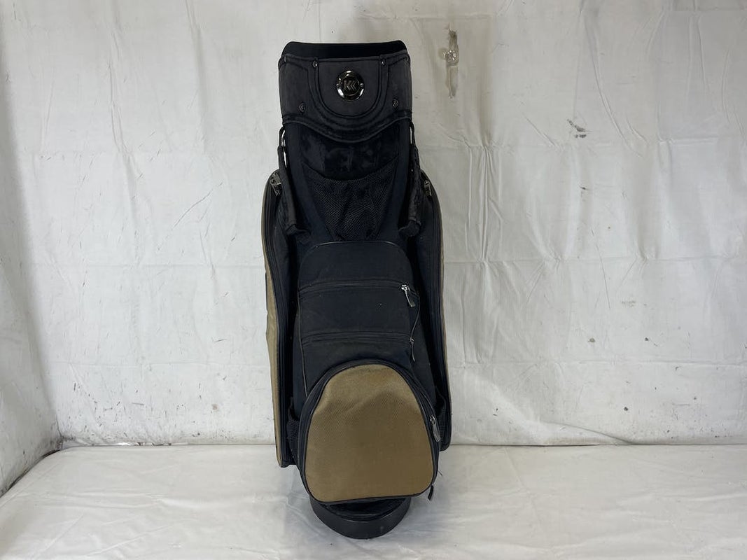 Used Bag Boy REVOLVER Organizer 14-Way Golf Cart Bag w/Rain Cover