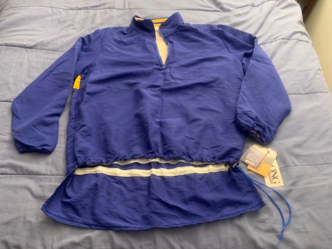 DeLong Blue/gold Lacrosse/rowing/track&field Jacket. New Without Tags- Large