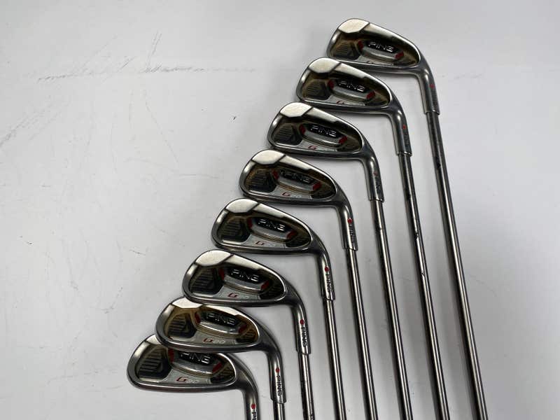 Ping G20 Iron Set 5-PW+AW+SW Red Dot 1* Flat TFC 169I Soft Regular