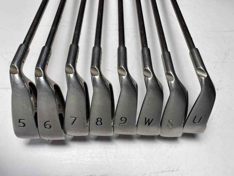 Ping G20 Iron Set 5-PW+AW+SW Red Dot 1* Flat TFC 169I Soft Regular