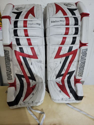 Used 32" Vaughn Velocity 7400 Goalie Leg Pads