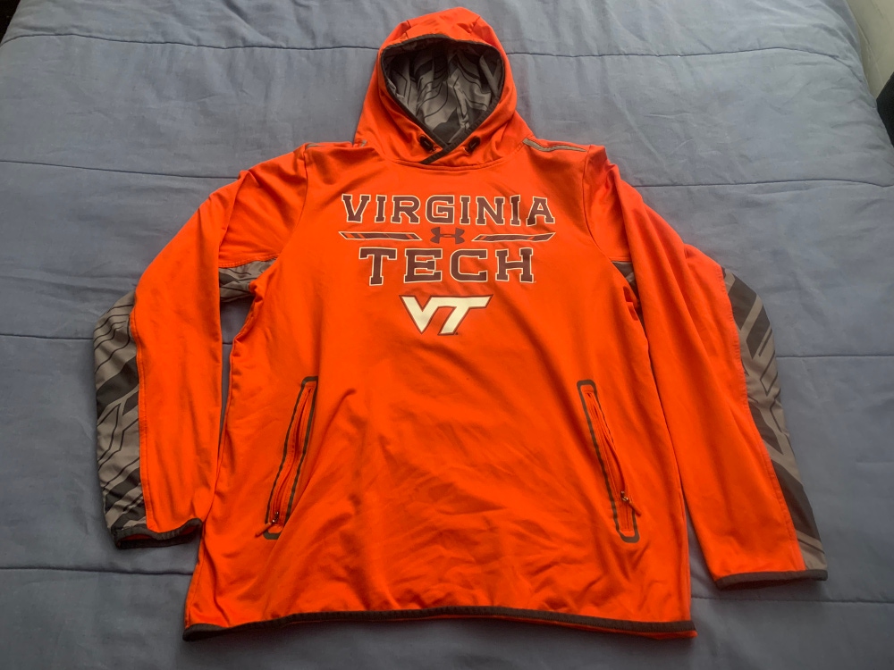 Men’s Virginia Tech Under Armour Hoodie Sweatshirt- Large