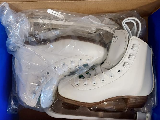New Riedell Opal Figure Skates Size Youth Medium width