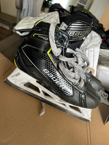 Used Bauer Size 9 Pro Hockey Goalie Skates