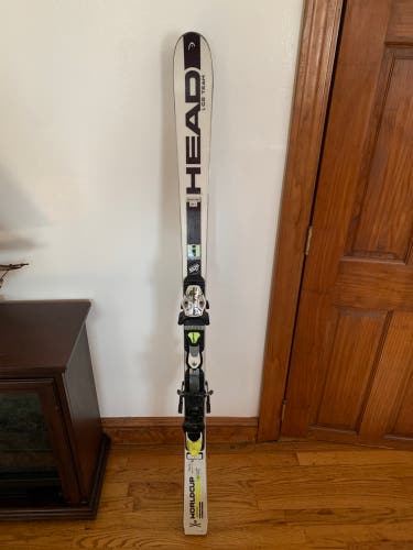 Used 2014 Racing With Bindings Max Din 11 World Cup Rebels i.GS RD Skis