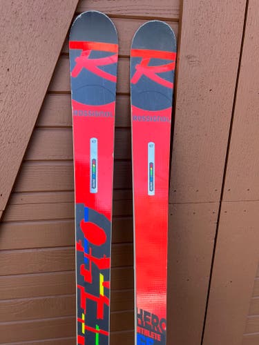Rossignol 175 cm Racing HERO Athlete JR FIS GS Skis With Look Rockerrace SPX12 Bindings