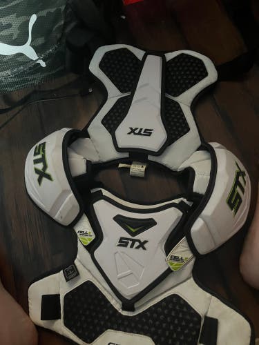 New Large STX Cell V Shoulder Pads