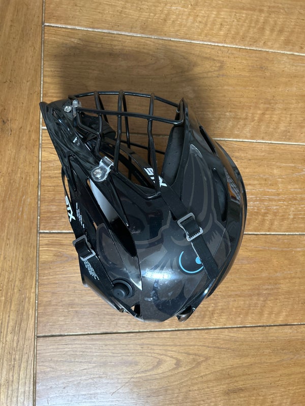 Game Worn Hopkins Lacrosse Helmet 2023