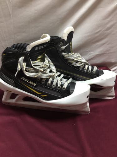 Used Bauer Regular Width  Size 11 Supreme One.9 Hockey Goalie Skates