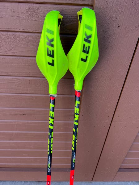 Leki Racing World Cup Lite SL Ski Poles with Leki Slalom Pole