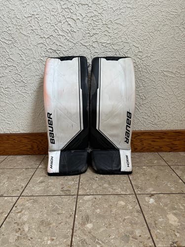 Small Bauer Custom MACH Goalie Leg Pads