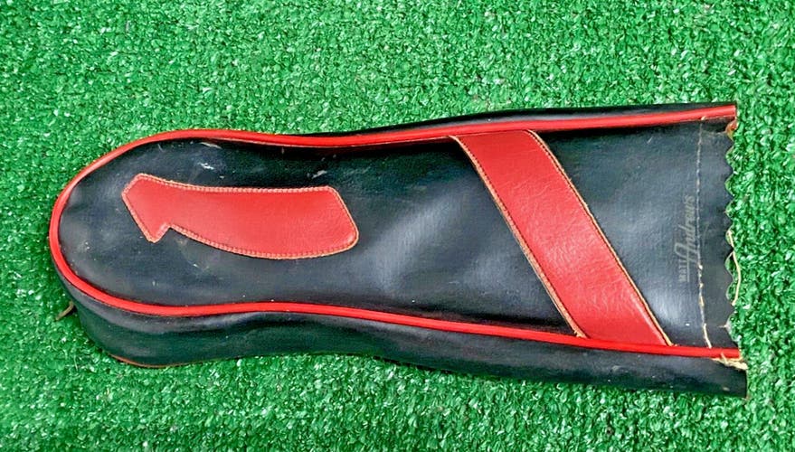 Leather Golf Headcover For Vintage 1-Wood Driver  ~ Good Condition (See Photos)
