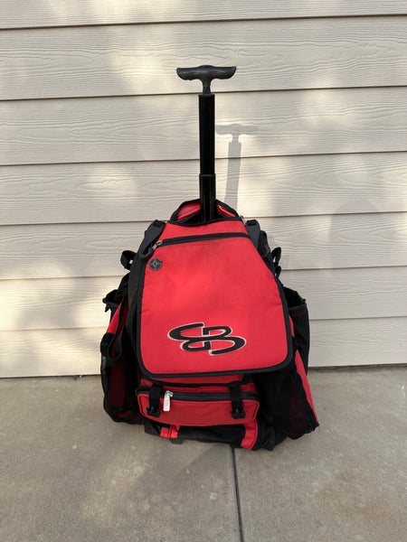 Boombah Rolling Superpack Baseball/Softball Gear Bag - 23-1/2" x 13-1/2" x 9-1/2"