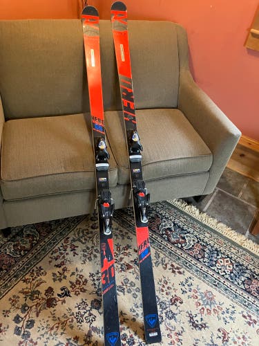 Used 188 cm With Bindings Max Din 15 Rock Skis Hero FIS GS Pro Skis