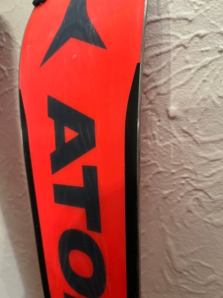 Used Unisex Atomic 157 cm Racing Redster FIS SL Skis With Bindings Max Din 20