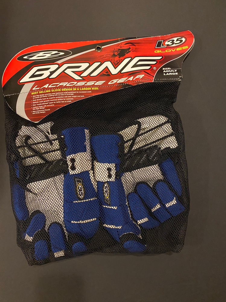Vintage Brine L35 Lacrosse Gloves (large)!