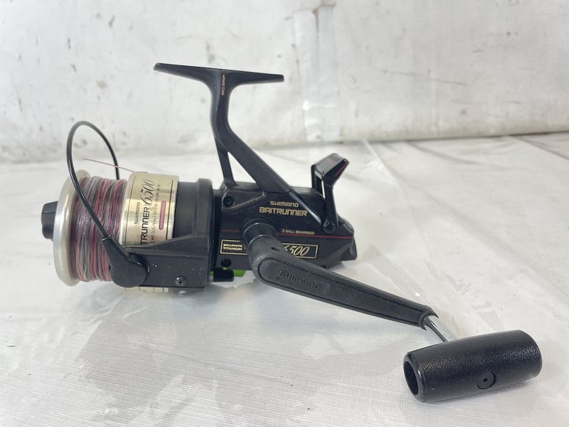 Used Shimano Baitrunner 6500 Graphite Titanium Spinning Fishing Reel -  Parts Only