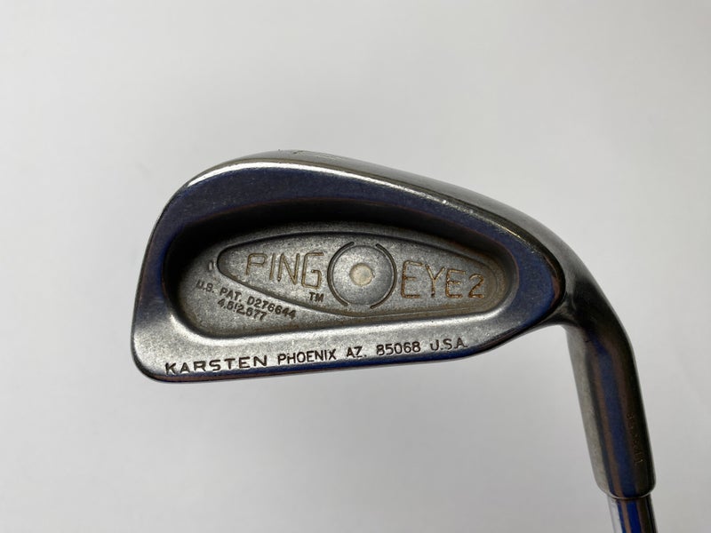 Ping Eye 2 Single 4 Iron White Dot 3* Up Karsten ZZ-Lite Regular Steel Mens RH