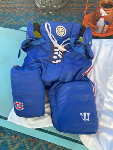 Senior Used Large Warrior Hustler Hockey Pants Pro Stock