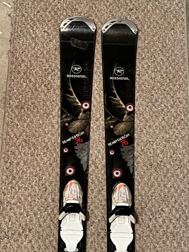 156cm Rossignol Temptation 76 skis