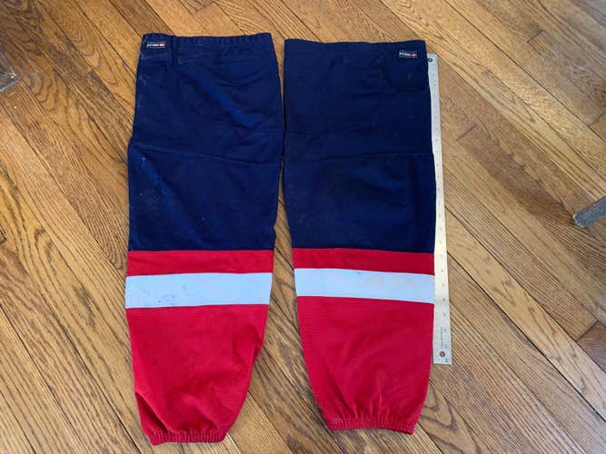 Blue Senior Used Large Knit Socks