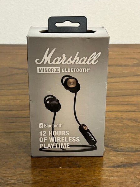  Marshall Minor II Bluetooth In-Ear Headphone, Black - NEW :  Electronics