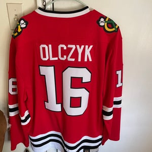 Eddie Olczyk Chicago Blackhawks Fanatics Men’s NHL Vintage Jersey XL