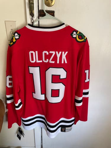 Eddie Olczyk Chicago Blackhawks Fanatics Men’s NHL Vintage Jersey XL