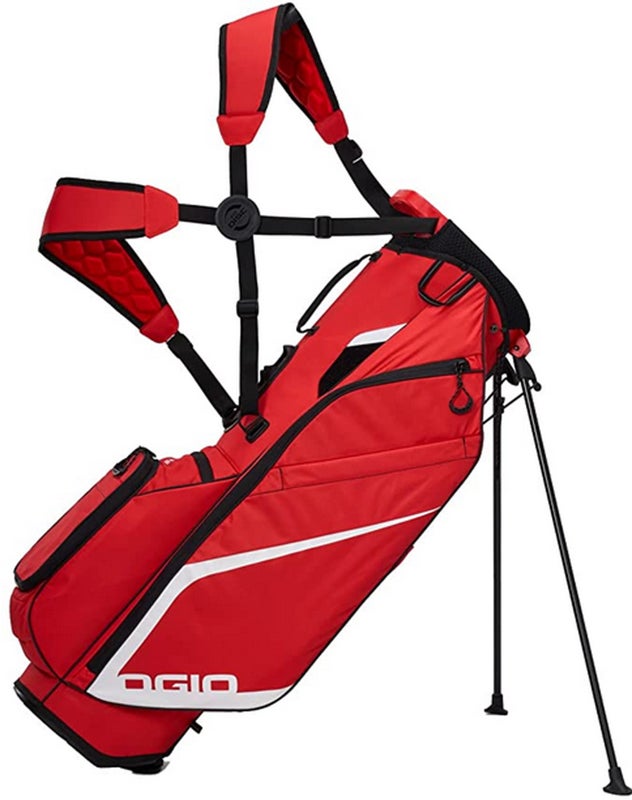 NEW 2022 Ogio Fuse 4 Red Double Strap Stand/Carry Bag