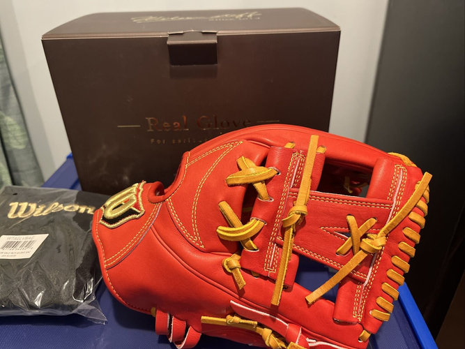 Wilson Staff Baseball Glove: NEW w/ TAGS + BAG 11.5" MADE IN JAPAN Infield Hardball US SELLER