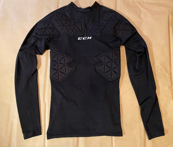 Used Small Men's CCM Compression Padded Shirt