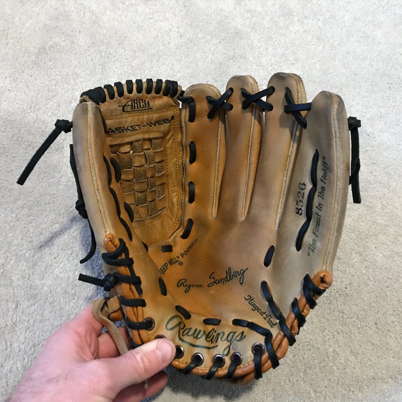 Used Right Hand Throw Rawlings Baseball Glove 12-12.5"