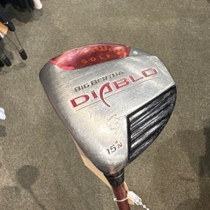 Used Men's Callaway Big Bertha Diablo Left Handed 5 Wood (Stiff Flex)