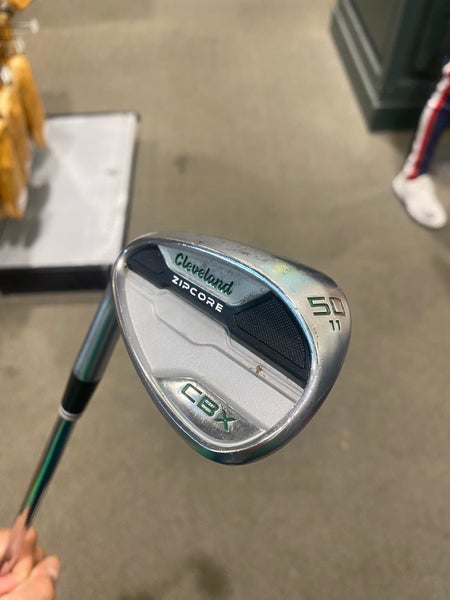 Used Men's Cleveland CBX ZipCore Left Wedge Wedge Flex 50 Steel